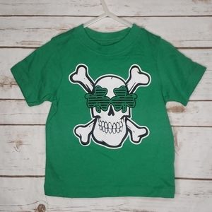 New The Children's Place Skull St. Patrick's Day
